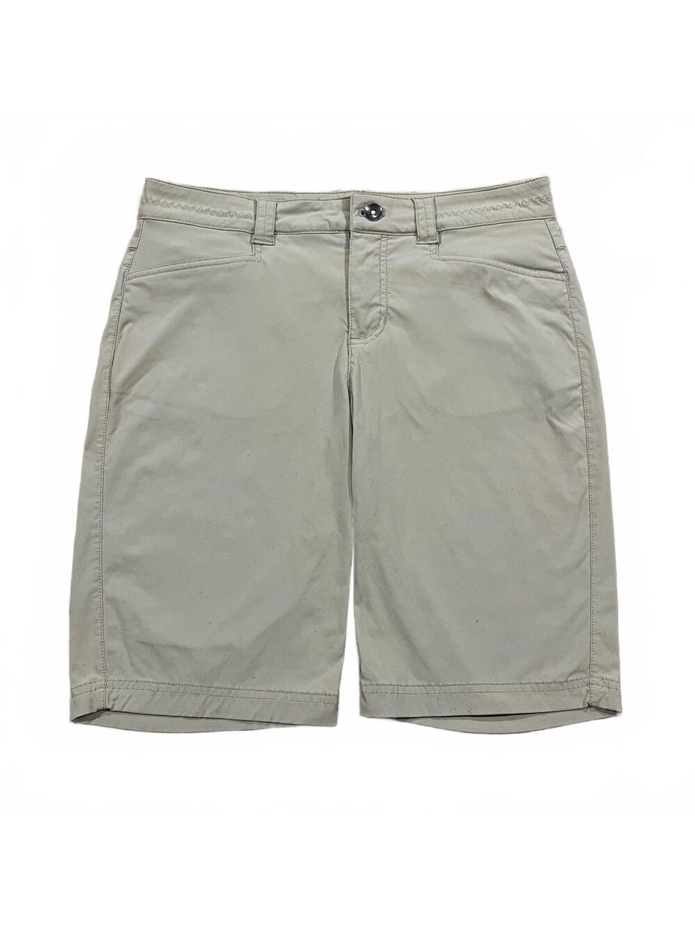 Eddie Bauer Womens Travex Khaki Bermuda Shorts Size 6